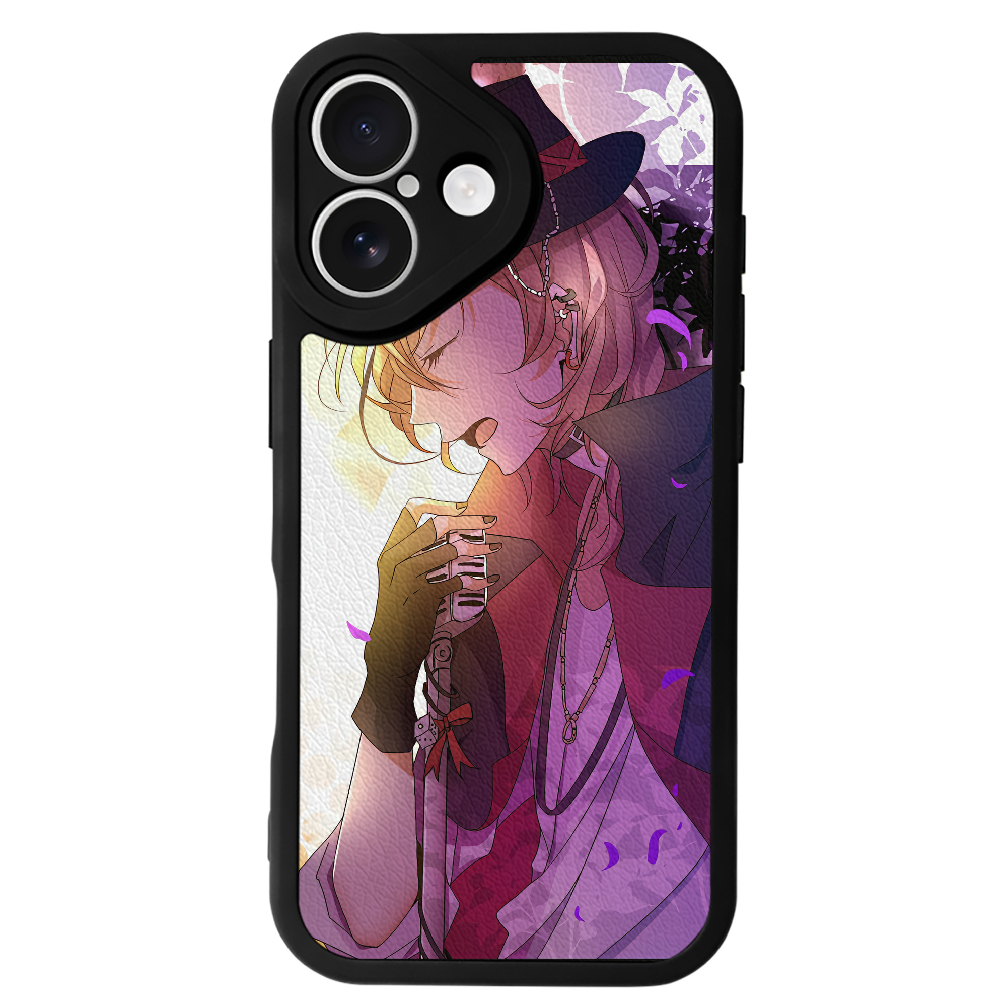 （画像用） 文豪ストレイドッグス Bungo Stray Dogs 【iPhone 16シリーズ対応】シリコンスマホケース（レザー調） 材質：シリコン